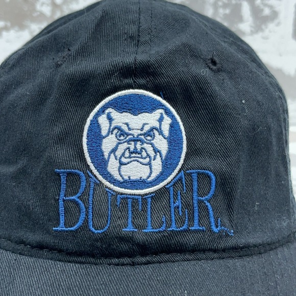 Butler Bulldogs Hat Cap Strap Back Black Dad Baseball Adjustable Twill Adult - Picture 3 of 7